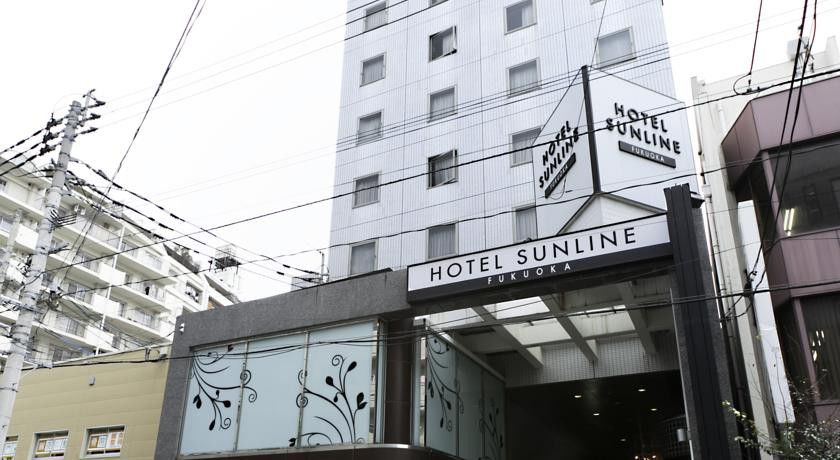 Hotel Sunline Fukuoka Ohori ภายนอก รูปภาพ